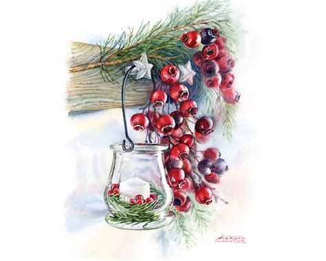 Watercolor Christmas Cards and Illustrations on Behance