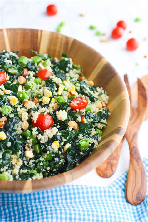 Kale and Quinoa Salad with Honey-Dijon Dressing