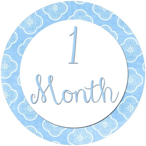 All Four Love: DIY: Month to Month Stickers