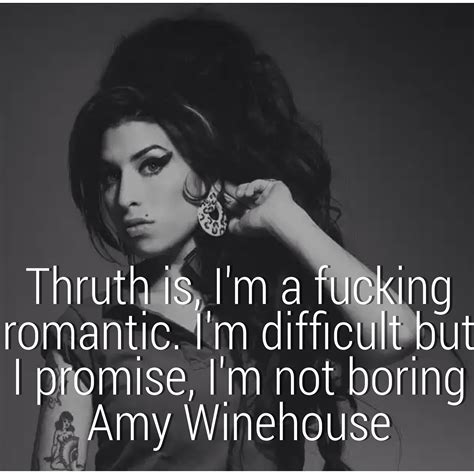 I'm a romantic. Amy Winehouse #quotes | Free | Pinterest | Amy ...