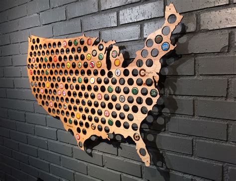 USA Beer Cap Map » Gadget Flow