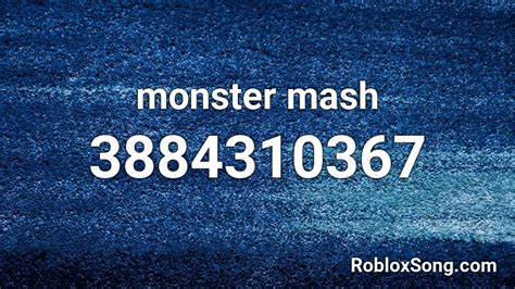 Monster Mash Roblox Audio