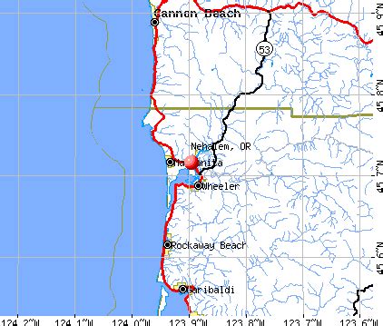 Nehalem Oregon Map | Zip Code Map