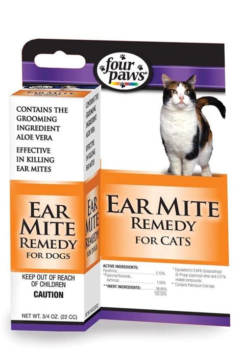 Four Paws Aloe Ear Mite Treatment Cat .75oz – Sparr Building and Farm ...