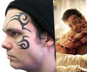 Face Tattoo of Stu in Hangover movie | Face tattoo, Hangover costume ...