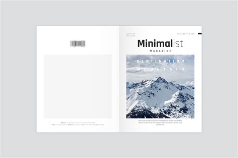 Minimalist Magazine Layout :: Behance