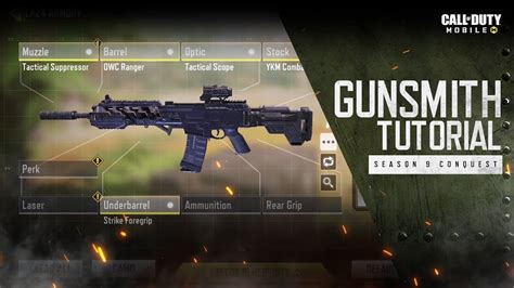 Official Gunsmith Tutorial | Call of Duty®: Mobile -Garena - YouTube