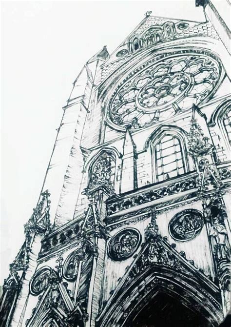 27 best Gothic Architecture Sketches images on Pinterest | Architecture ...