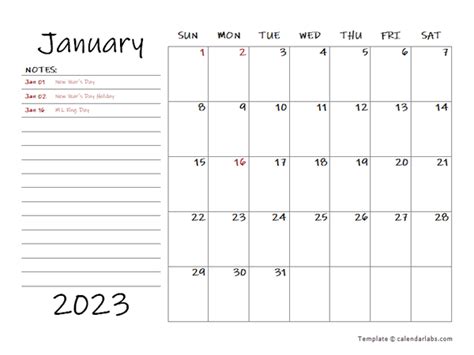 2023 Monthly Schedule Word Template - Free Printable Templates