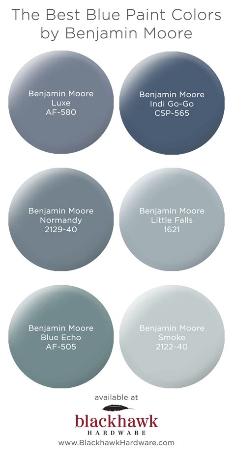 Our Favorite Blue Bedroom Paint Colors by Benjamin Moore | Blue bedroom ...