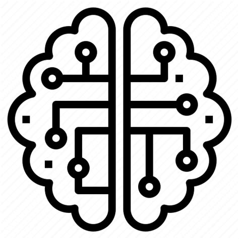 Ai, artificial, brain, digital, intelligence, learning, machine icon ...