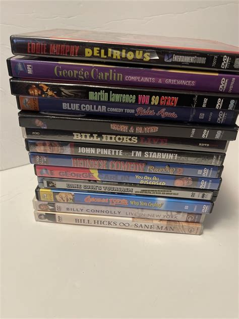 stand up comedy DVD lot of 13 George Carlin Lopez Bill Hicks Eddie ...