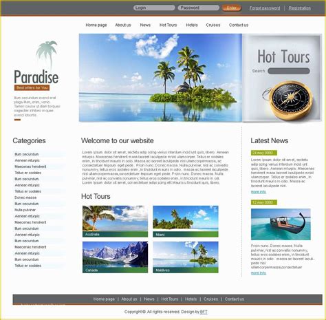 Free Blogger Templates Look Like Website Of 15 Best Free Travel ...