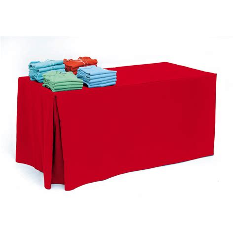 Holiday Red Table Cloth for 6ft Tables