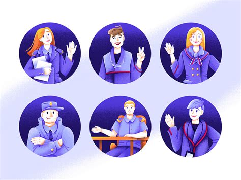 Character design for metro by Natalia Shuvalova on Dribbble