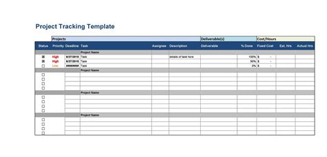 Multiple Project Management Template