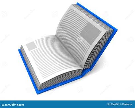 Half Open Book Stock Image - Image: 12044041