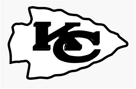 Kansas City Chiefs Logo Black And Ahite - Kansas City Chiefs Logo Big ...