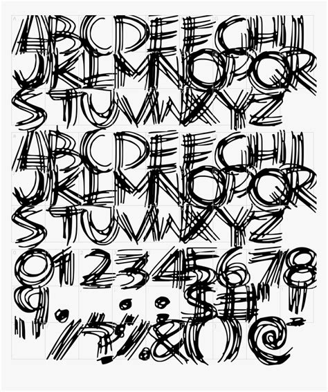 Scribble Font, HD Png Download - kindpng