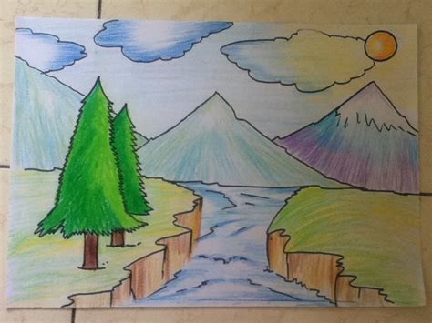 Easy Drawings Of Landscapes