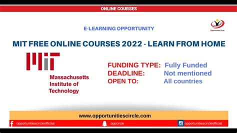 FREE Online Courses by MIT | Certified Courses | Apply Now!!! - YouTube