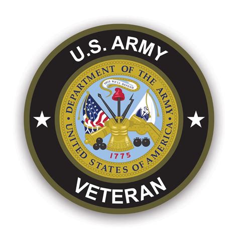 U.S. Army Veteran Sticker Decal - Self Adhesive Vinyl - Weatherproof ...