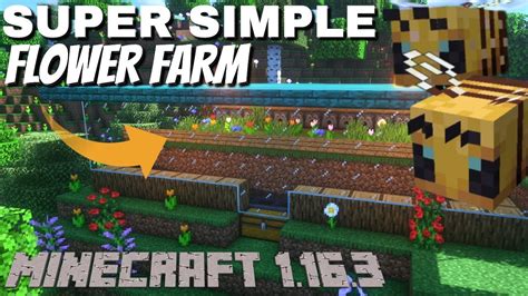 Minecraft Flower Farm | Automatic Server Friendly Flower Farm for ...