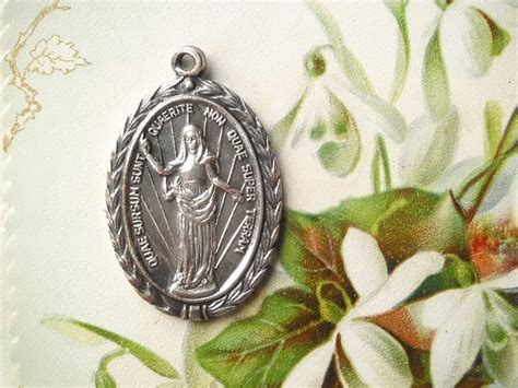 Vintage Religious Medals: Vintage 1954 Marian Year Virgin Mary ...