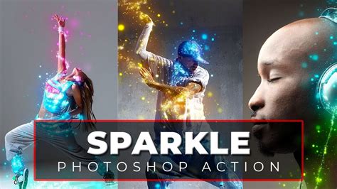 Sparkle Effect Photoshop Action - YouTube