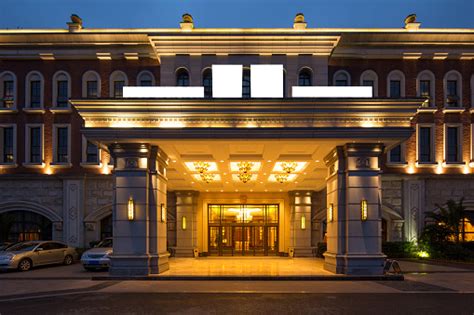 Entrance Of Luxury Hotel Stock Photo - Download Image Now - iStock