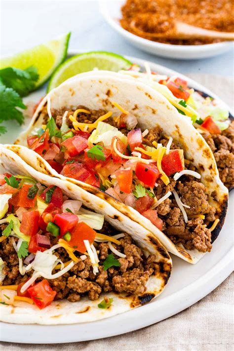 Ground Beef Tacos - Jessica Gavin