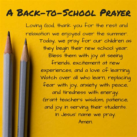 A Prayer for Back to School - Pastor Daniel Flucke