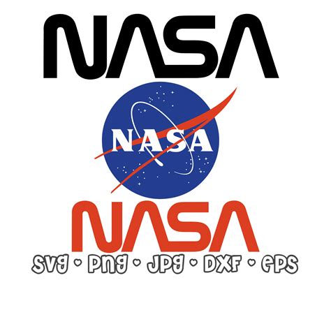 Logotipo de la NASA Clip Art Astronauta Emblema Vector Image - Etsy España