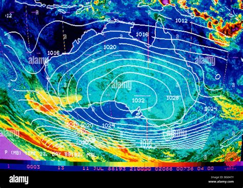 Weather map, Australia Stock Photo, Royalty Free Image: 27048223 - Alamy