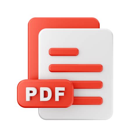 3d archivo pdf carpeta icono ilustración 22030953 PNG