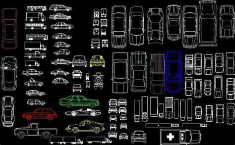 Blocks Of Cars 2D DWG Block for AutoCAD • Designs CAD