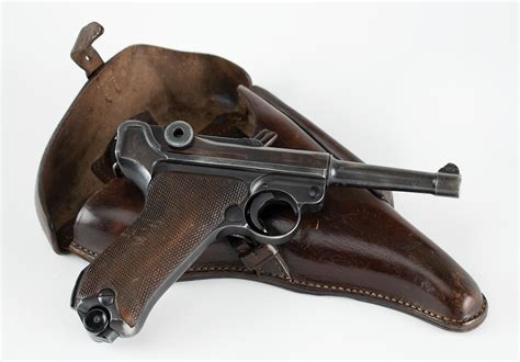 WWII German P.08 Luger Pistol by Mauser with Holster | RR Auction