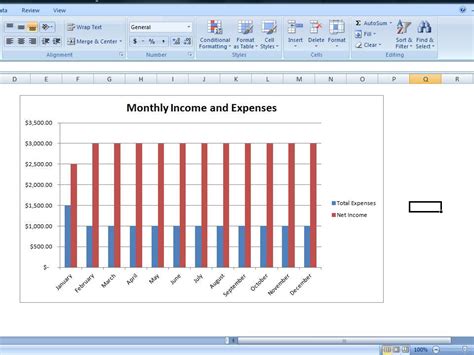 Home Expense Tracker Excel Template