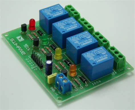 4 Channel Relay Board - Electronics-Lab.com