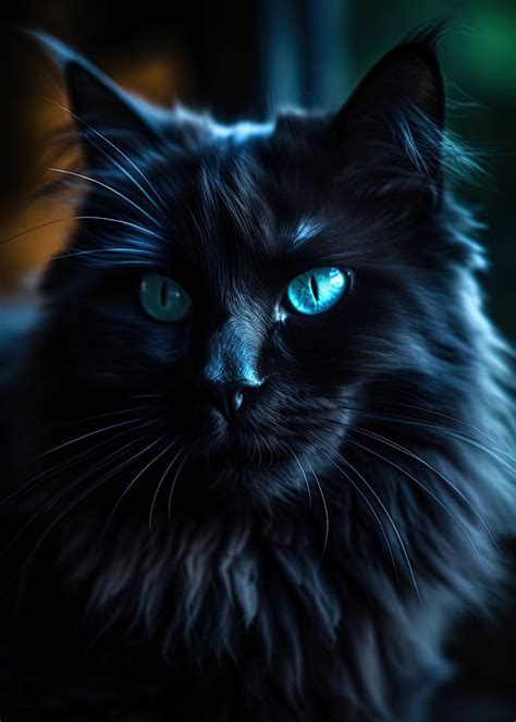 Fluffy Black Kitten With Blue Eyes | ppgbbe.intranet.biologia.ufrj.br