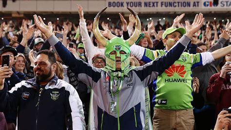 NRL grand final 2019: Canberra Raiders fans, viking clap, Sydney ...