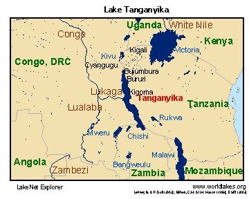 Lake Tanganyika World Map | www.pixshark.com - Images Galleries With A ...