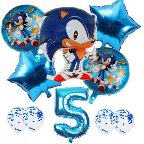 Sonic Birthday Sonic the Hedgehog Birthday Sonic Balloons - Etsy ...