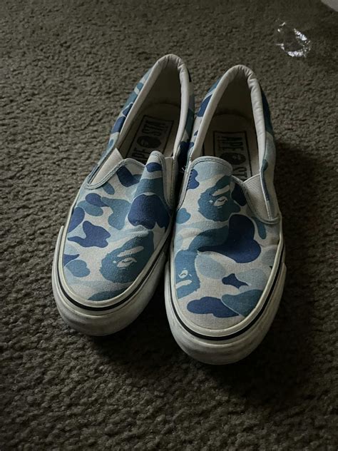 Bape Bape ABC camo slip ons | Grailed