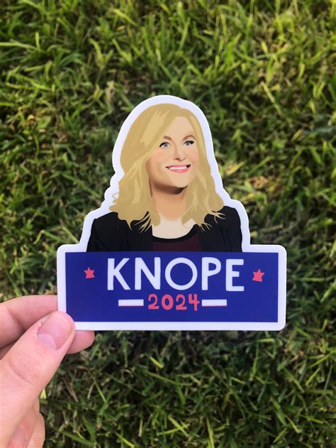 Leslie Knope Campaign Sticker | Etsy