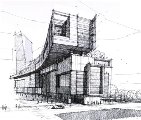 Random architectural, design and concept sketches. | Domestika