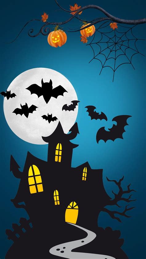 Spooky House Cartoon Wallpapers - Wallpaper Cave