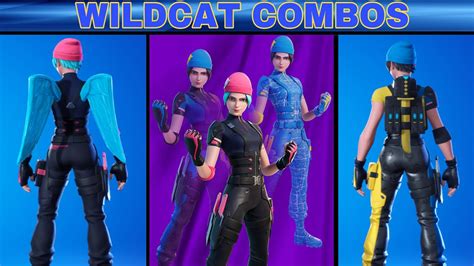 BEST WILDCAT COMBOS IN FORTNITE | Wildcat *EXCLUSIVE* Skin Overview ...