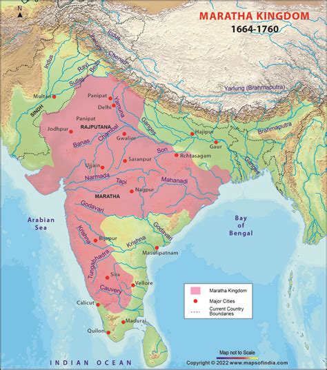 Maratha Empire Map