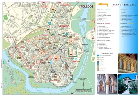 Toledo tourist map - Ontheworldmap.com